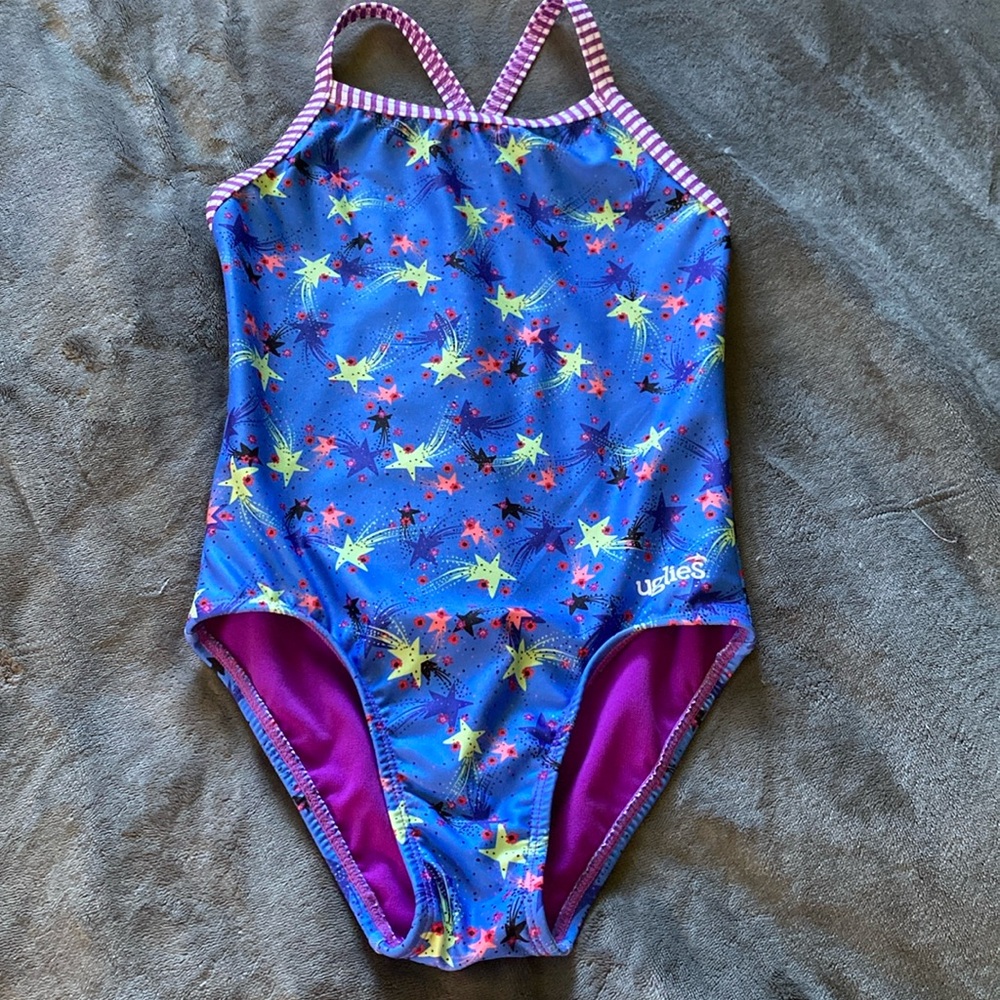 Like new girls Dolphin brand swimsuit size 12